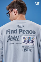 Ur Adventure Rn Hs (Over Size) Front & Back Printed ,Style No: (810-817) Box Of 08 Pcs